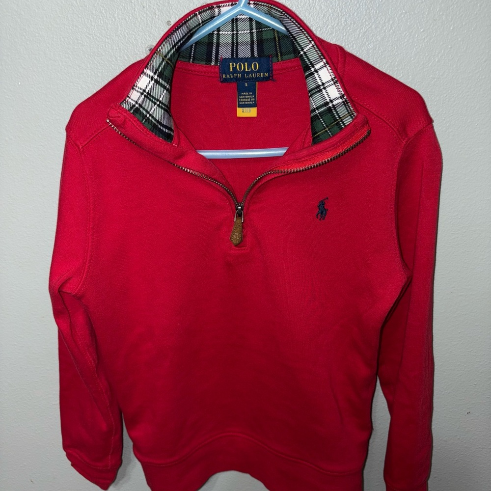 Polo by Ralph Lauren Red Boys Sweater - Picture 2 of 2